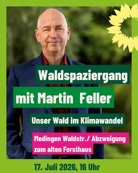 Einladungsplakat Waldspaziergang