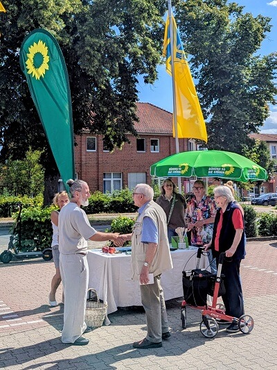 Infostand Grüne in Suderburg