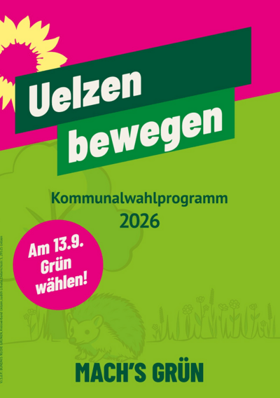 Wahlprogramm Grüne Uelzen Kommunalwahl 2026