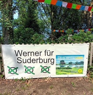 Wahlplakat von Werner Warnke