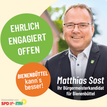 Wahlplakat Matthias Sost Bienenbüttel