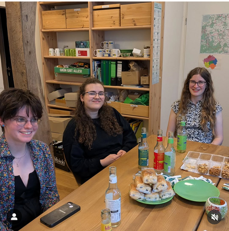 3 von der GJ im Grünen Büro